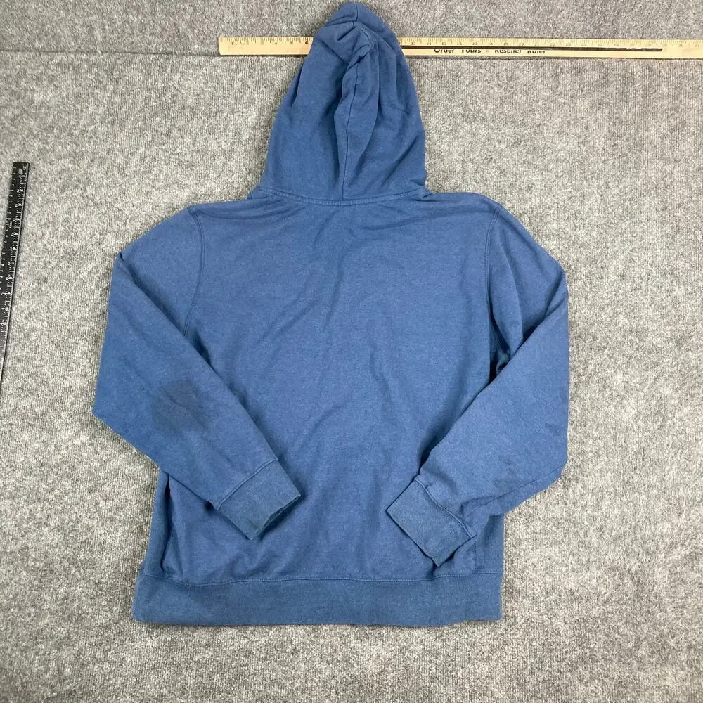 The North Face Hoodie Mens XL Blue Pullover‎ Fleece Casual Kangaroo Pocket